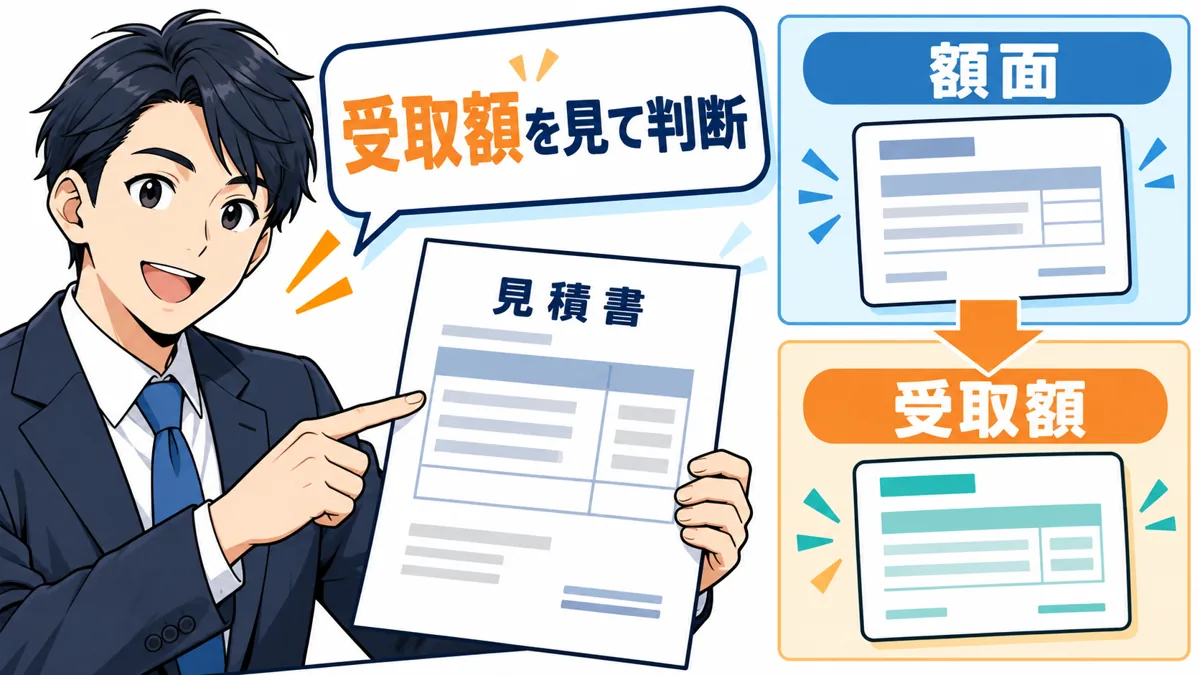ベストファクター｜19時までの受付と契約前の費用提示を確認を説明する漫画図解