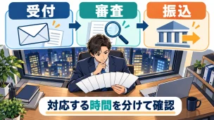 ファクタリング夜間審査を考えるときのおすすめ8選を説明する漫画図解