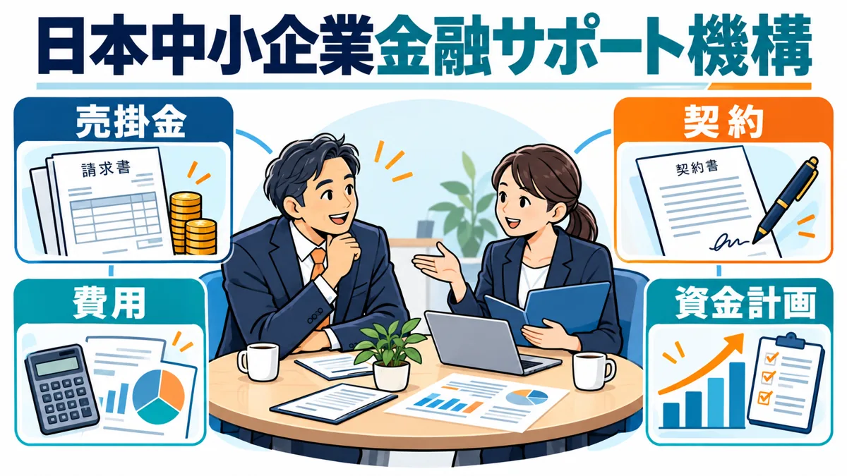 日本中小企業金融サポート機構は費用とその後の資金計画も確認するの図解